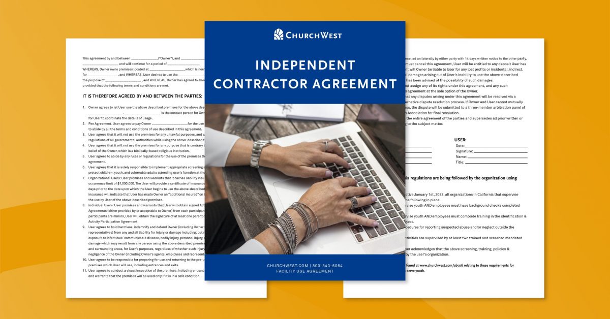 Independent Contractor Agreement – Sample Form