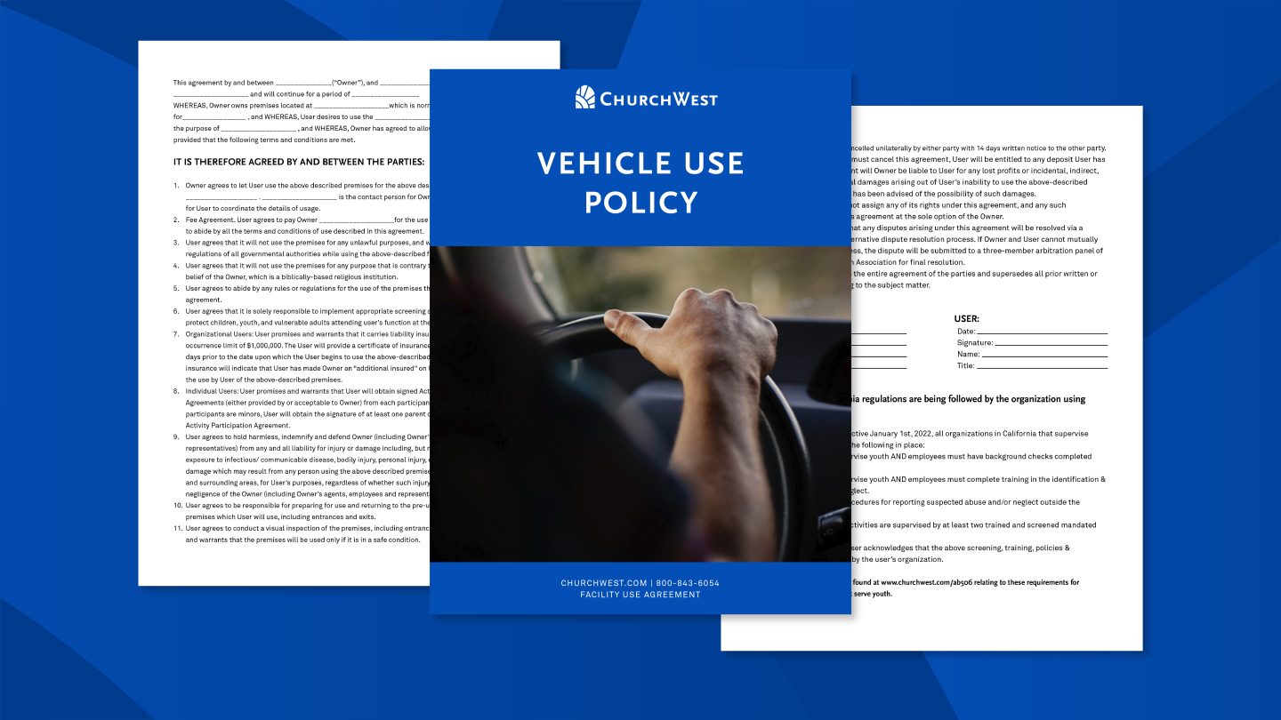 Sample Vehicle Use Policy